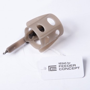 Кормушка фидерная FEEDER CONCEPT Vegas Овал Малая 7г